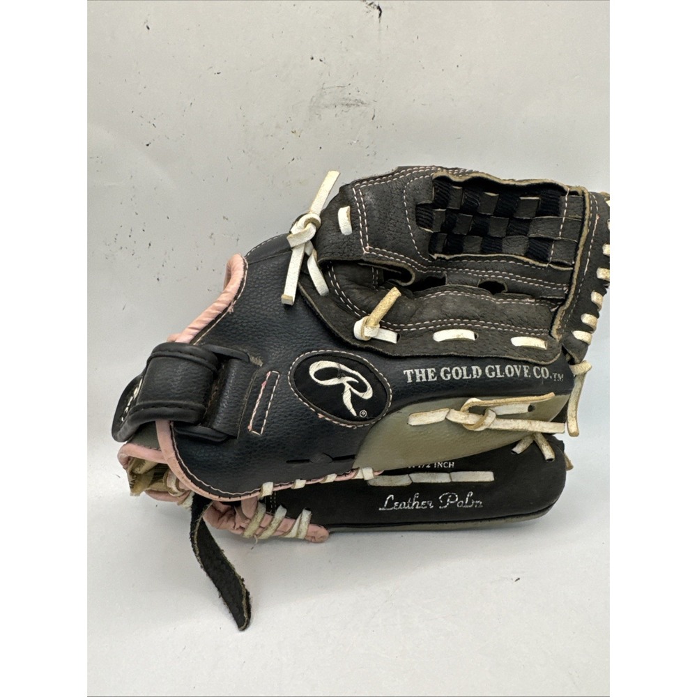 Rawlings WFP115 11.5" Fast Pitch Softball Pink Stitch Glove Right-Hand Throw EUC